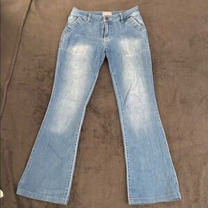 Classic Blue Flare Jeans for Women